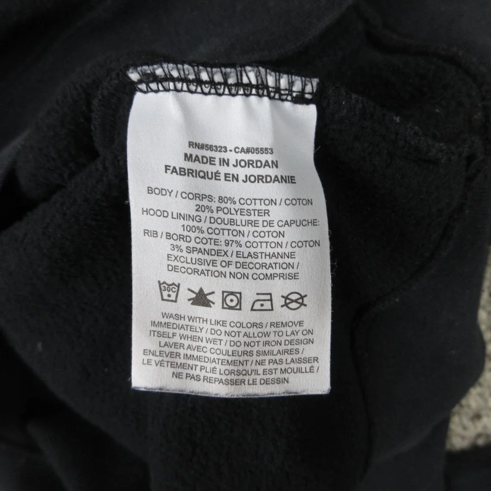 Jordan Sweater Mens Medium Black Sport DNA Racing Pullover Hoodie Sweatshirt